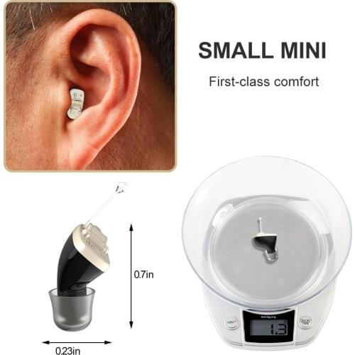 Hearing Aids for the elderly Audifonos Mini Inner Ear Invisible Hearing Device CIC Digital Volume Adjustable Sound Amplifier