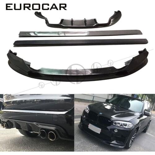 X5 F15 carbon parts for X5 3D front lip carbon diffuser f15 x5 carbon fiber body kit 2014y~ X5 F15 3D carbon lip