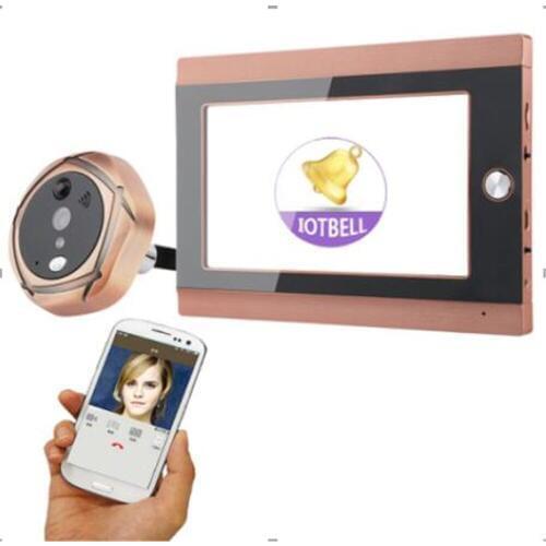 7 Inch WIFI Intercom Doorbell 165 Degree 10000Mah Battery Video Door Phone