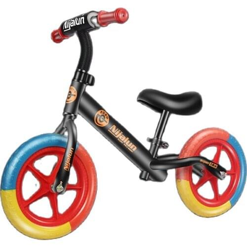 Childrens Balance Bike 12-inch childrens non-pedal sliding bicycle kids scooter stroller competitive sliding scooter