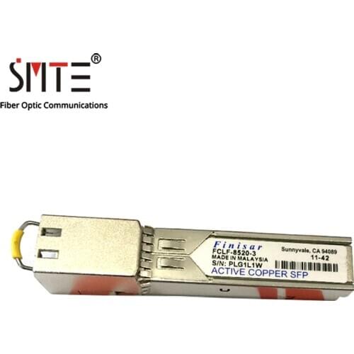 Finisar FCLF-8520-3 RJ45 SFP Gigabit ACTIVE COPPER SFP Fiber Optical Module