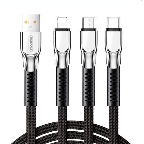 Zq Data Cable Multi-Function Three-Head Vehicle-Mounted Mobile Phone USB Huawei Android Xiaomi Universal Double Typec