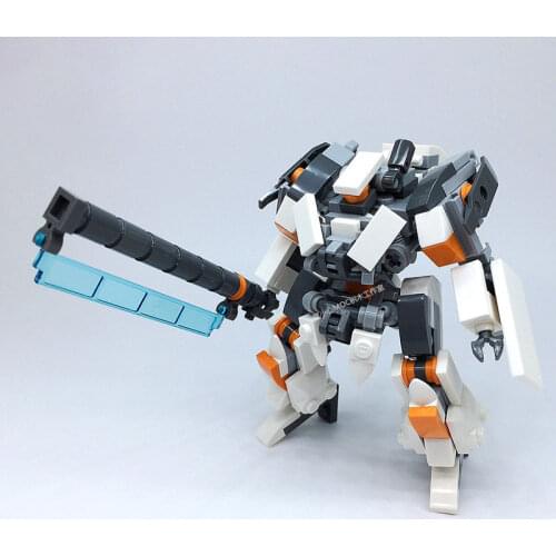 MOC Building Block Maker Game Enthusiasts MINI Battle Mecha Assembly Model Childrens Toy DIY Building Block Birthday Gift