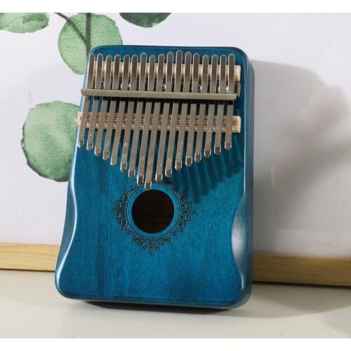 Liyin kalimba 17 keys mahogany body thumb piano 17 llaves mbira Musical Instrument best quality and good sound