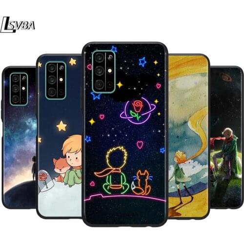 Cute little prince for Huawei Honor 30 20S 20 10i 9S 9A 9C 9X 8X 10 9 Lite 8A 7C 7A Pro Phone Case Black Cover
