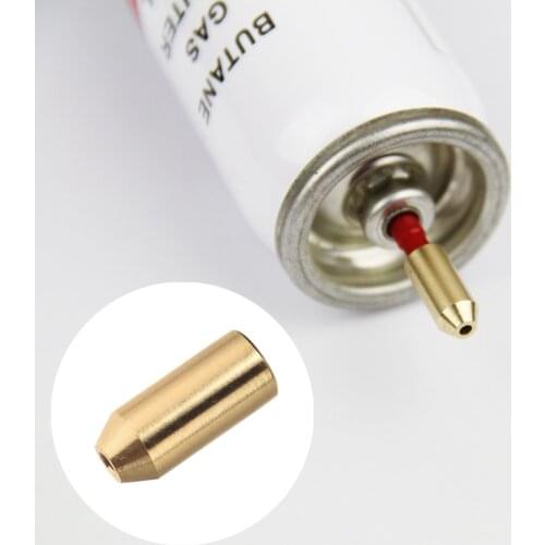 For S.T Dupont Ligne 2/Gatsby Bright Sound Petrol Lighter Reusable Special Inflatable Head Brass Nozzle Gas Adapter Copperheads