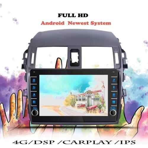 Multimedia Player Android 10 For Toyota Corolla 10 E140 E150 2006 - 2010 2011 2012 2013 Car Radio Navigation GPS DVD Head Unit