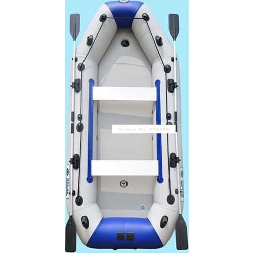 8-10 Person PVC Inflatable Boat Raft River Dinghy Fishing Rowing Boat With Aluminum Oars Air Pump D3360 728kg Load Weight 0.9MM