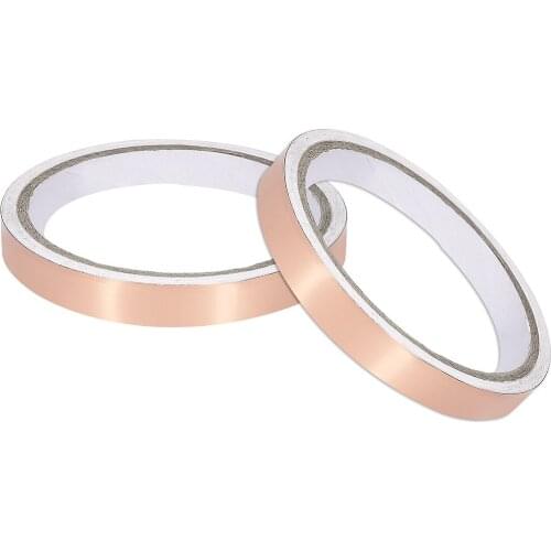 Uxcell Single-Sided Conductive Tape Copper Foil Tape for DIY Craft Projects 2pcs