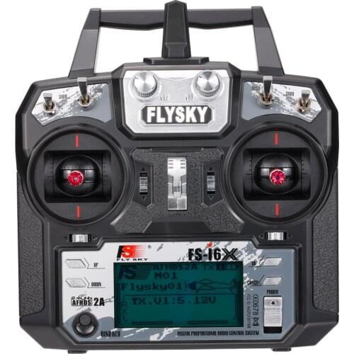 Flysky FS-i6X 2.4GHz 10CH AFHDS 2A RC Transmitter with FS-iA6B Receiver for RC Drone Airplane Helicopter