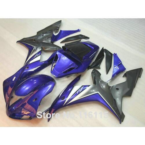 Full injection molding hot bodywork set for YAMAHA YZF R1 2002 2003 blue black ABS Fairing kit 02 03 fairings set QH30