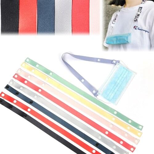 Face Mask Lanyard Anti-lost Anti Dust Mask Hanging Rope Mask Holder Adjustable Traceless Mask Rest&Ear Holder Rope Dropship