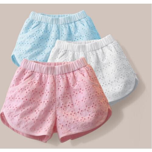 VIDMID Baby girls shorts summer candy colors casual cotton childrens shorts denim shorts clothes girls clothing P155