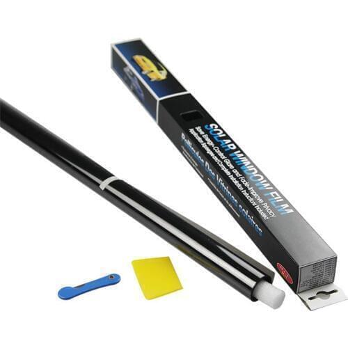 50 * 300cm car window dye VLT 5% curtains tinted protection film sun shade window curtain