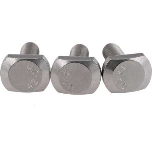 304Stainless steel T-bolt T-slot bolt T-shaped platen screw GB37 1Pcs