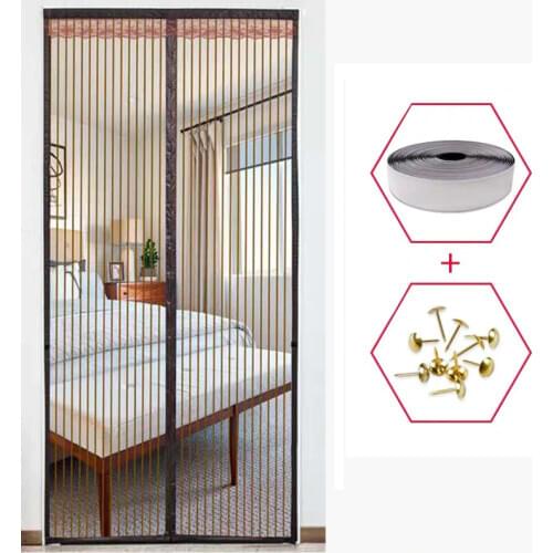 High Quality Anti Mosquito Curtain Magnetic Curtains Automatic Closing Door Screen Kitchen Bedroom Curtains
