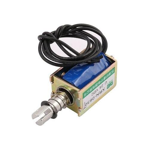 XRN-0630T DC 24V/DC12V 1.3A 10mm Push Pull Type Frame Solenoid Electromagnet Magnet