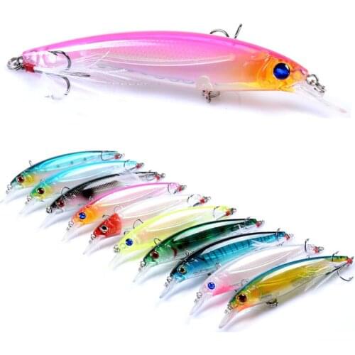 1PCS Minnow Wobblers Fishing Lure Super Long Throwing Floating Hard Bait 11cm/13.4g Flatfish Pesca Perch Saltwater Fish Tackle
