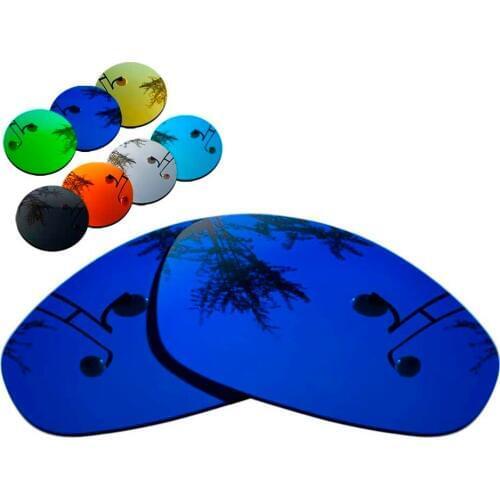 100% Precisely Cut Polarized Replacement Lenses for Juliet Sunglasses Deep Blue Mirrored Coating Color- Choices