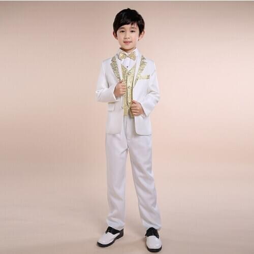 2018 High Quality Wedding suits Clothing for boy Costume Birthday Casual Formal Boy Suits For Wedding childrens costume