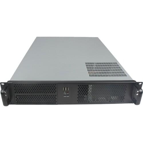 2U rack type chassis 650mm deep, Dual Xeon server motherboard, PC power supply, Two optical drive industrial control shell