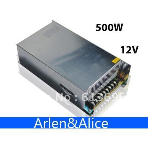 500W 12V 40A 220V INPUT Single Output Switching power supply for LED Strip light AC to DC