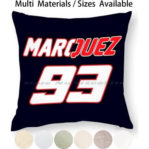 93 Pillow Case Throw Pillow Cover Cotton Linen Flax Helmet Motorbike Motorcycle Racing Racer Sports Bike Enthusiast Race Lover