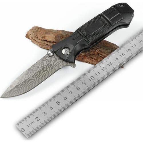 Free shipping special cheap folding knife Ripple blade sharp outdoor knife Self defense survival knife