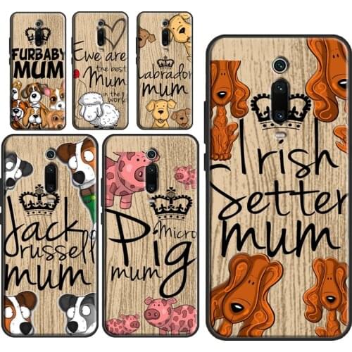 Labrador Jack russell terrier mum puppy Case For Xiaomi Mi 11 Lite Ultra Mi 10T Pro Note 10 Lite POCO F3 F2 M3 X3 Pro Cover