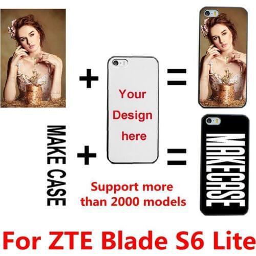 DIY Personalized custom photo name Customize printing your design picture cover case for ZTE Blade S6 Lite