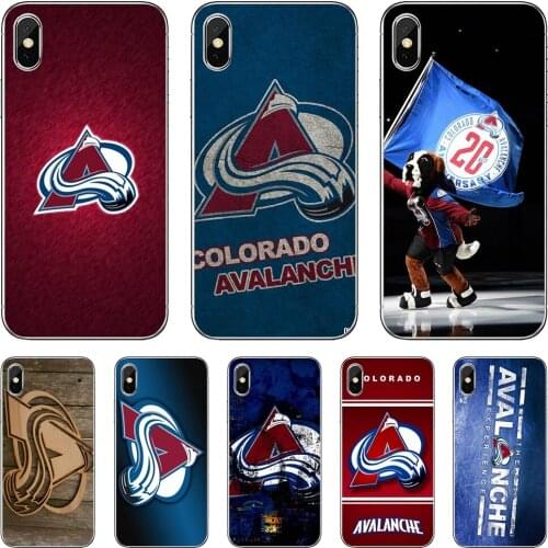For BQ Aquaris C U2 U V X2 X Lite Pro Plus M E4.5 X5 E5 4G 2017 S 5059 6040L Sport-Colorado-Avalanche-Logo-Fans Cell Phone Case