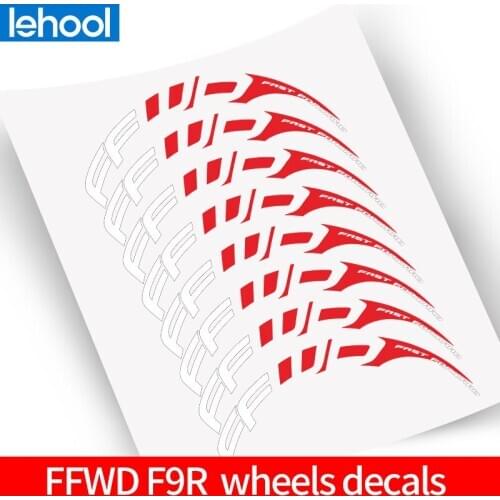 FFWD F9R two wheels rim set Stickers for 700C Road Bike bicycle fast forward bike sticker fit for 80 88 90 mm wheel Rims