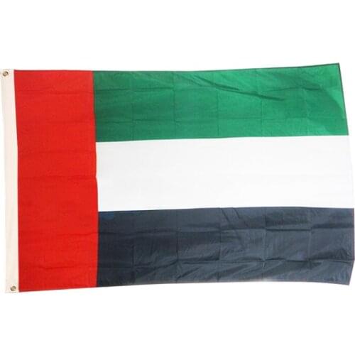 Uae flag 3ft*5ft 90*150cm bandera polyester Flying