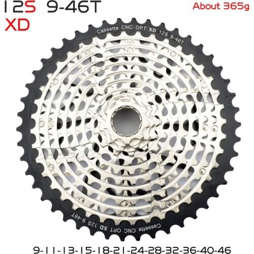 FreeXD cassette tape Rainbow 375g ULT cassette tape ultra-light 12s Shipping MTB 12 11-speed 9-50T cassette tape Ultimate