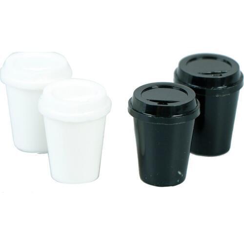 Kitchen Room Food Drink Cup For doll DIY Miniature Dollhouse Coffee empty Cup Mini World Dolls Accessories simulation drink toys