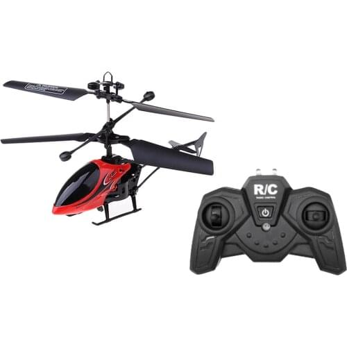 Mini RC Helicopter Shatter Resistant 2 Channels Toys with Gyro System