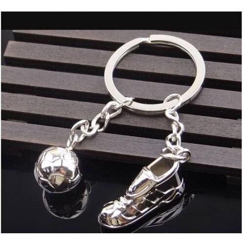 Trendy Football Shoes Football Pendant Key Chain Mens Key Chain New Fashion Metal Accessories Party Jewelry