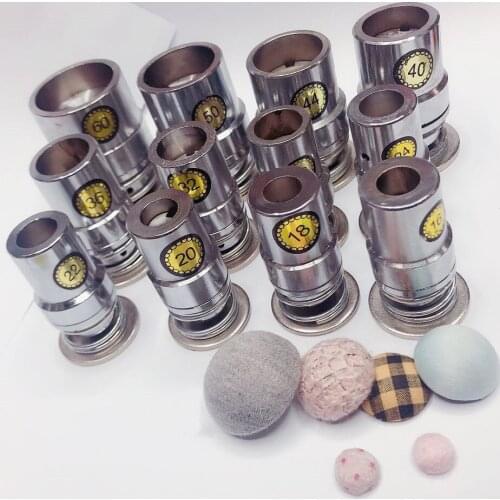 Mushroon Fabric Covered Button Mould Tool Press Die for Hand Press Machine DIY Craft Covered button Bukles16L-60L