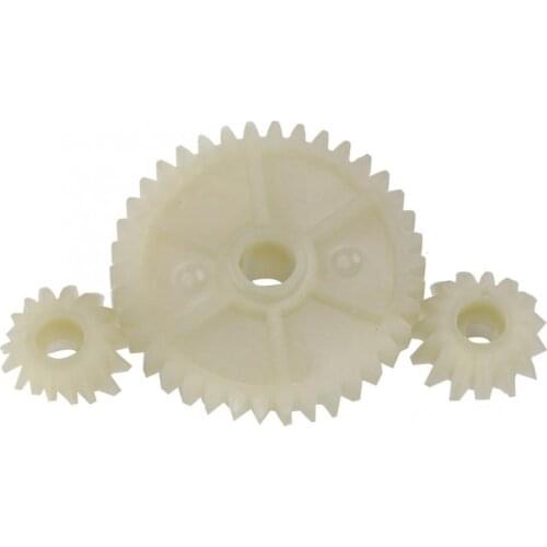 3pcs/lot White Plastic Gear Motor Gear A949-24 Differential Gear Kit for WLtoys 1/18 Scale RC Car Spare Parts Repair Tool Kit