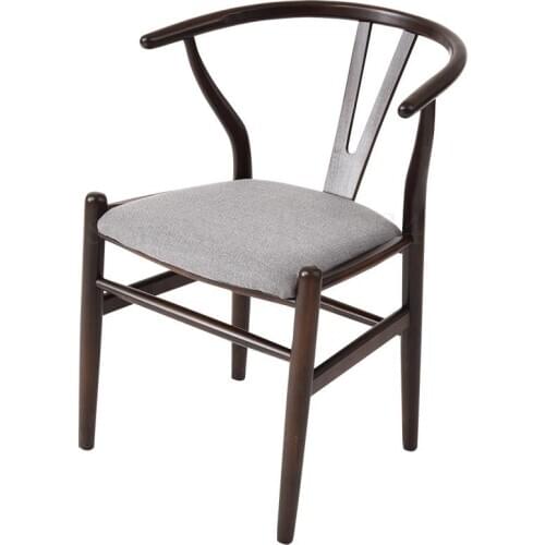 Solid Wood Dining Chair Creative Study Solid Wood Stool Back Leisure Chair Y Chair Cafe Table And Chair Home Chair