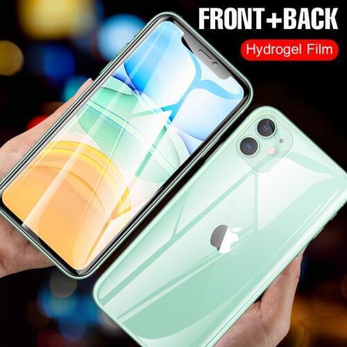 Front+Back Lamorniea 20D Screen Protector For iPhone 11 Pro Max 11Pro Max Hydrogel Soft Film For Apple iPhone XS Max XR X S Max