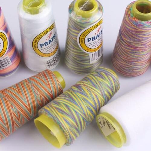 2 pcs/lot Polyester Sewing Thread Color Sewing Thread High Quality Family Thread For Clothing Accessories Thread Machin