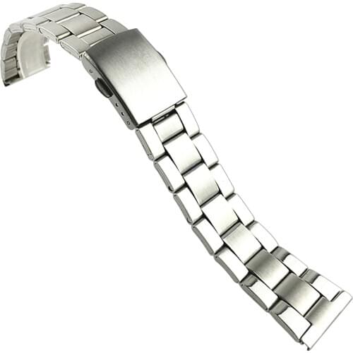 18mm 20mm 22mm Stainless Steel Watch Band Strap For Samsung Gear S2 S3 smart Watch Link bracelet black For Gear S2 Replacement