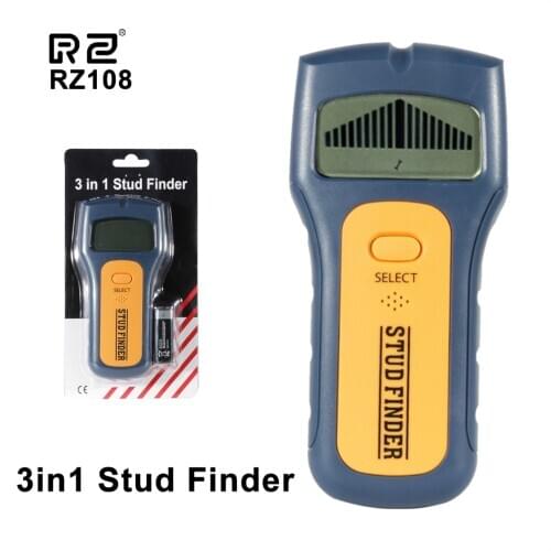 RZ Wall Scanner Handheld Professional Multifunction Digital Wall 3 IN 1 Metal Wood Live Wire Cable Finder Scanner