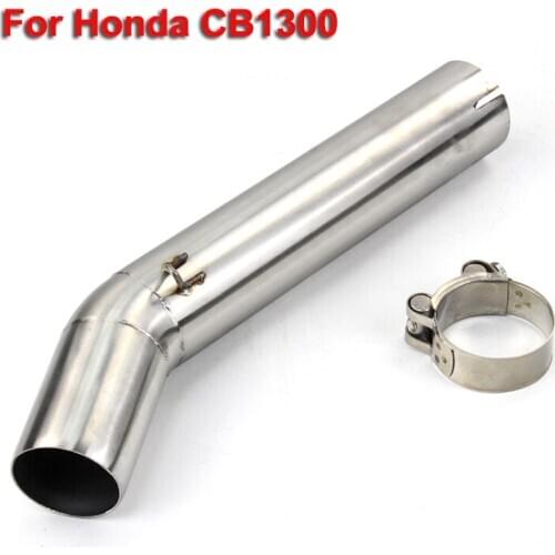 Motorcycle System Exhaust Muffler Middle Connect Link Pipe for Honda CB1300 51mm