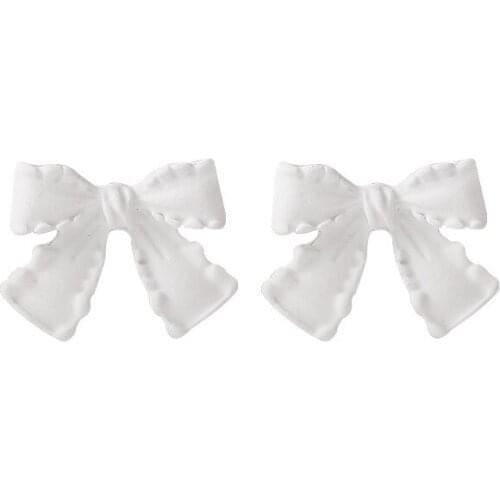 Japanese And Korean Stars With The Same Bow, Lovely Girl Feeling, New Earrings And Earrings Wholesale Earings Fashion Jewelry