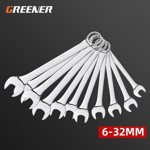 GREENER 6-32mm Hand Tools Wrench Torque Set Wrench Auto for Home Automotive Kits High Hardness Lengthen Prevent Oil and Rust