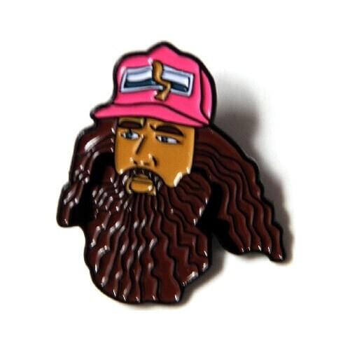 Forrest Gump movie character cosplay women 90s funny cartoon backpack clothes diy decoration Enamel Brooches badge collar pins