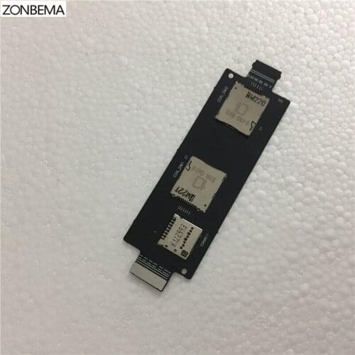 ZONBEMA 50pcs/lot New SIM Card Reader Holder Connector Slot Flex Cable For ASUS Zenfone 2 5.5 ZE550ML ZE551ML
