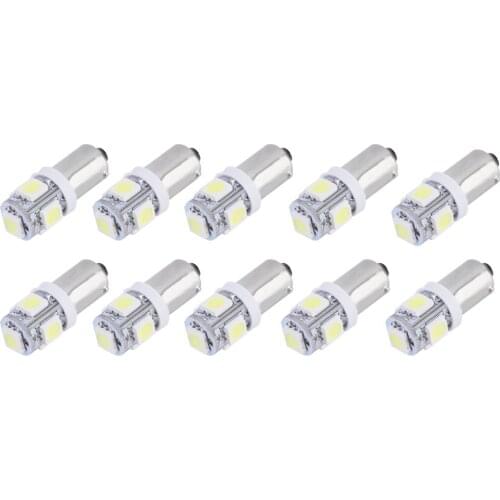 10pcs T11 5050 5 SMD Xenon White High Power LED Light Bulb Car Lamp New